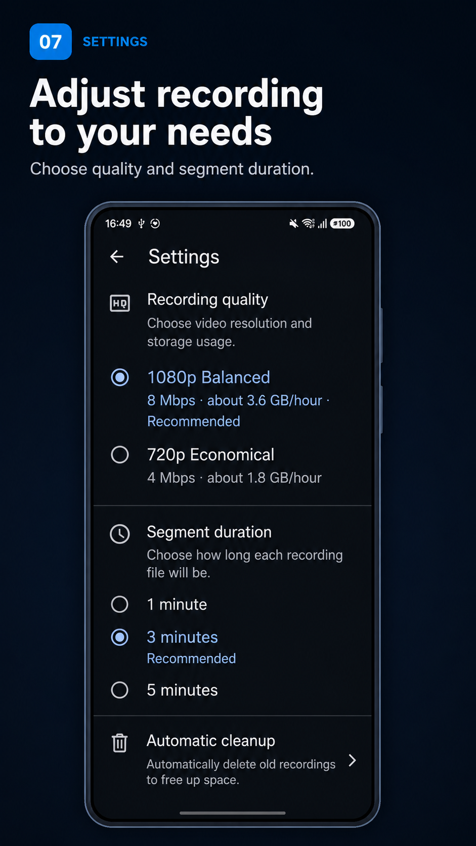 Settings